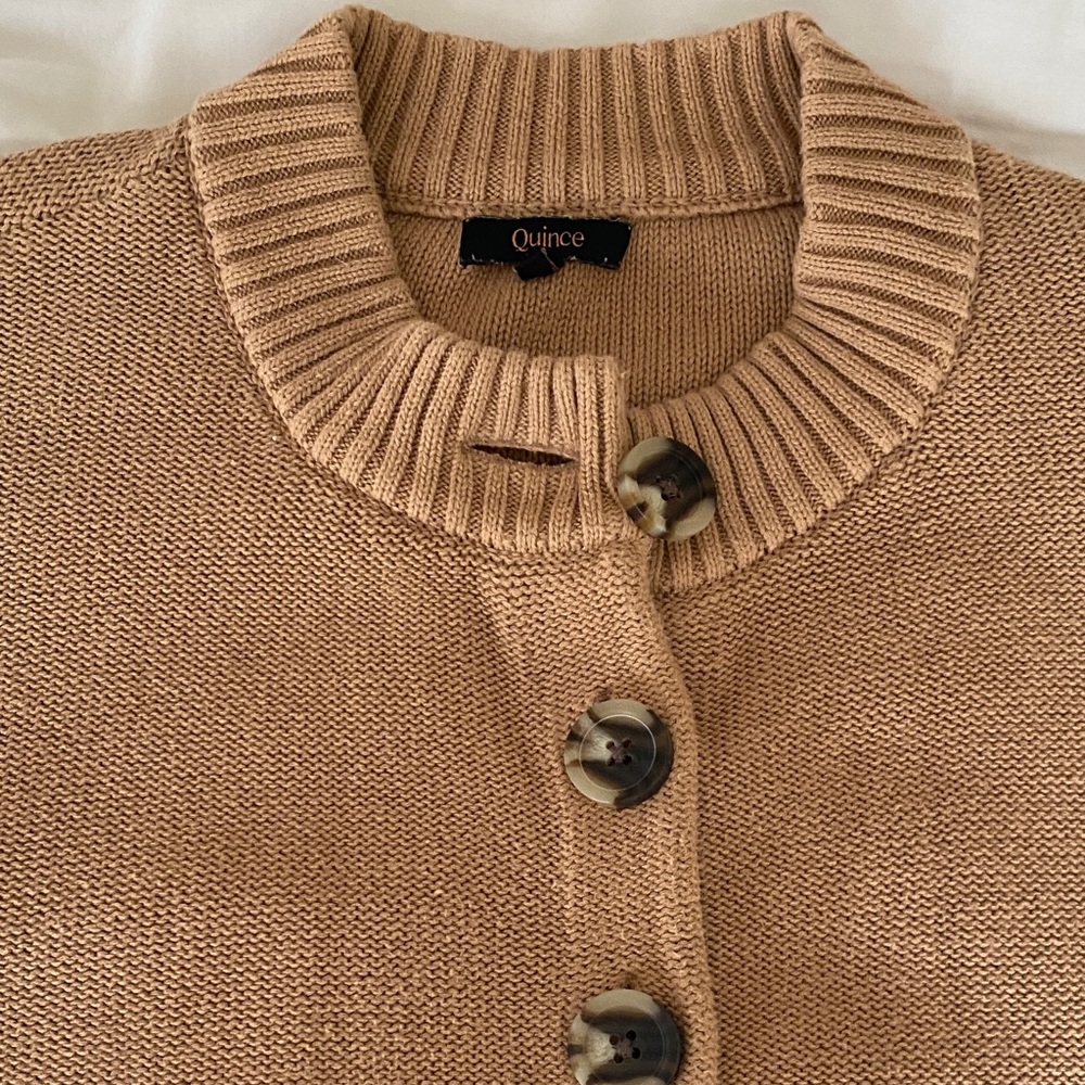 Quince Women's Cardigan in Warm Brown